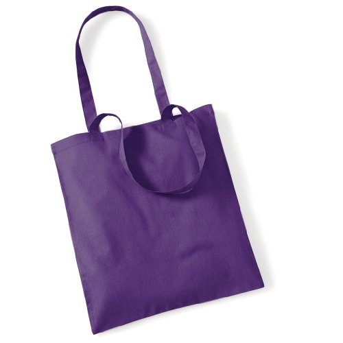 Stoffbeutel Baumwolltasche Beutel Shopper Umhängetasche viele Farbe Purple von Unbekannt