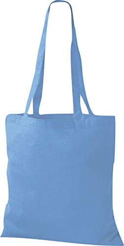 Stoffbeutel Baumwolltasche Beutel Shopper Umhängetasche viele Farbe SKYBLUE!! von Unbekannt