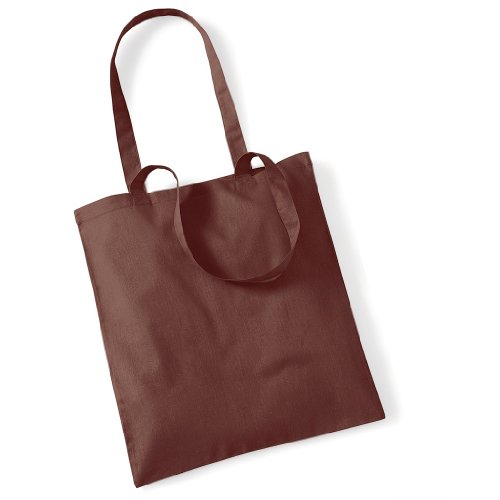 Stoffbeutel Baumwolltasche Beutel Shopper Umhängetasche viele Farbe chocolate von Unbekannt