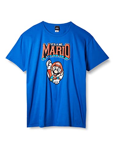 Nintendo Herren T Shirt, Mehrfarbig, Large von Super Mario