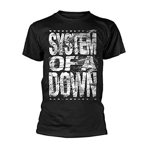 System of A Down Distressed Logo T-Shirt L von Unbekannt