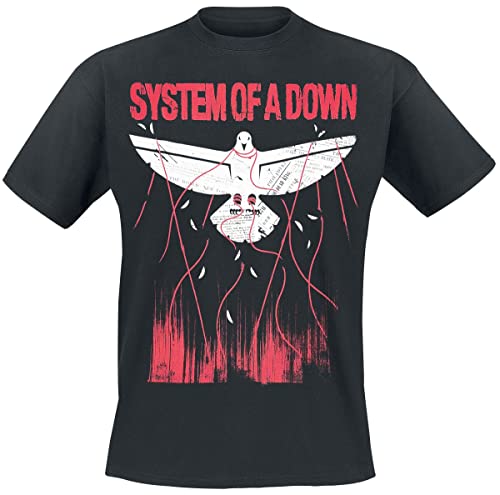 System of A Down Dove Overcome Männer T-Shirt schwarz XXL 100% Baumwolle Band-Merch, Bands von Unbekannt