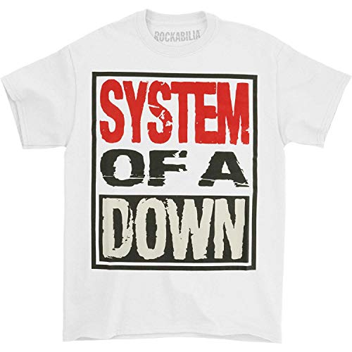 System of a Down Herren T-Shirt Triple Stack Box weiß von Unbekannt