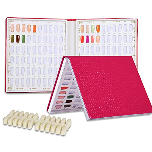 BNG Nagelfarben Anzeige Buch Gel Nagellack Art.-Nr 120 Farbkarte mit 120 Stück Falschen Nagelspitzen, Lederbuch für Salon Beispielvorführung Werkzeuge, Rose BNG Nagelfarben Anzeige Buch Gel Nagellack Art.-Nr 120 Farbkarte mit 120 Stück Falschen Nagelspitzen, Lederbuch für Salon Beispielvorführung Werkzeuge, Rose von BNG
