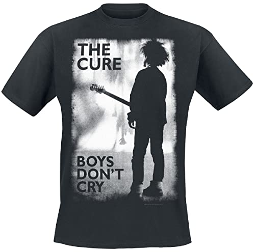 The Cure Boys Don't Cry Männer T-Shirt schwarz S 100% Baumwolle Band-Merch, Bands von Unbekannt