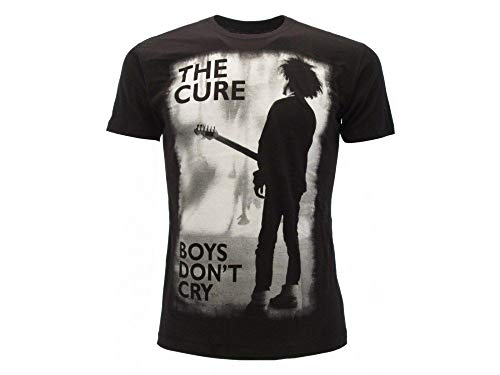 The Cure Original-T-Shirt, offizielles Post-Punk-Gruppe, für Erwachsene und Jungen, Schwarz XXL von The Cure
