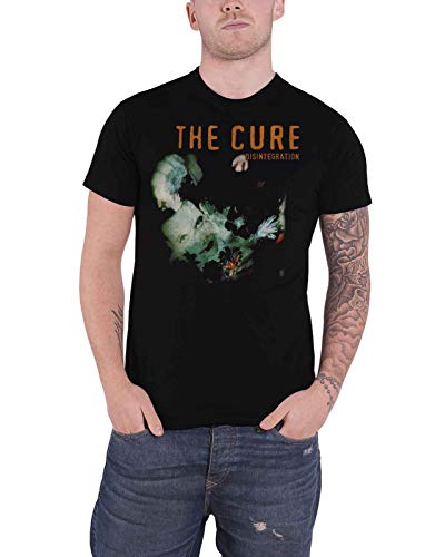 The Cure T Shirt Disintegration Album Cover Band Logo Nue offiziell Herren L von The Cure