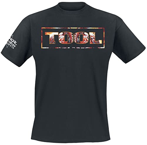 Tool Parabola Logo Männer T-Shirt schwarz L 100% Baumwolle Band-Merch, Bands von TOOL