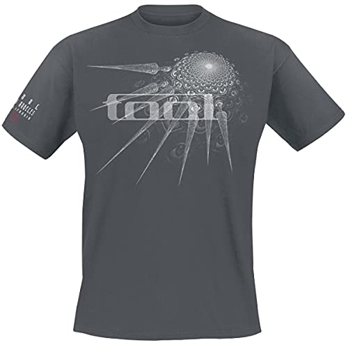Tool T Shirt Spectre Spike Band Logo Nue offiziell Herren Charcoal Grau von TOOL