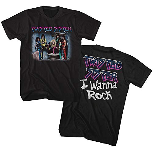 Twisted Sister - Twisted Sister - Herren I Wanna Rock T-Shirt, Large, Black von Unbekannt