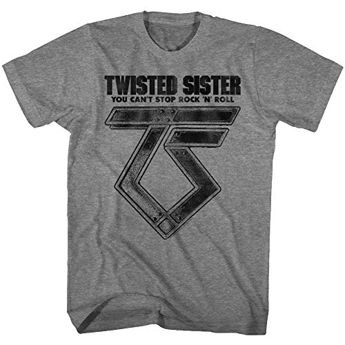 Twisted Sister - Twisted Sister - Männer können Nicht aufhören Rock'n'Roll T-Shirt, X-Large, Graphite Heather von Unbekannt