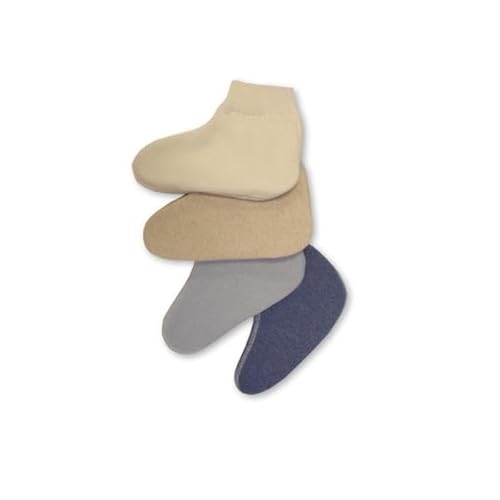 Unbekannt 1 Paar Bettschuhe Wolle Angorawolle natur Größe 46-48 von Unbekannt