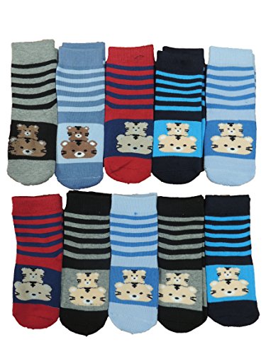 Unbekannt 10 Paar Jungen Thermo Winter Socken mit ABS Größe 23-39 (31-35) von Unbekannt