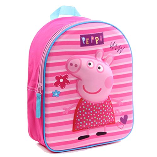 Unbekannt 3D Kindergarten Rucksack ca. 31 cm Kinder Tasche Kinderrucksack (Peppa Wutz) von Unbekannt