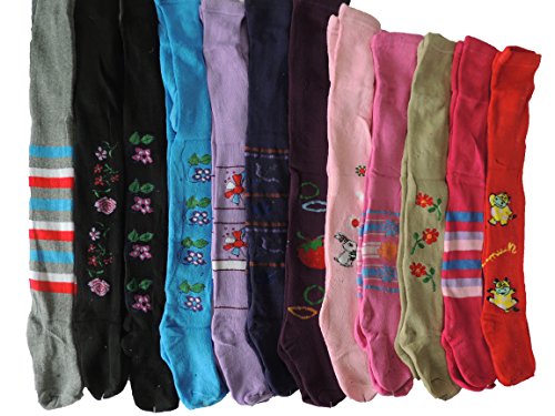 Unbekannt 4er Pack Mädchen Thermo Strumpfhosen Größe 80-152 (5-7 Gr. 104-116) von Unbekannt