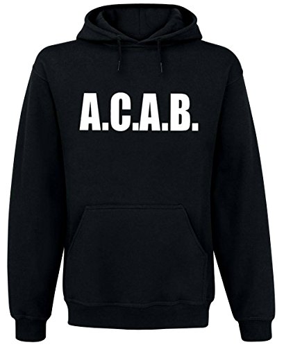Unbekannt A.C.A.B. - Kapuzenpullover, Farbe: Schwarz, Größe: XXL von Unbekannt