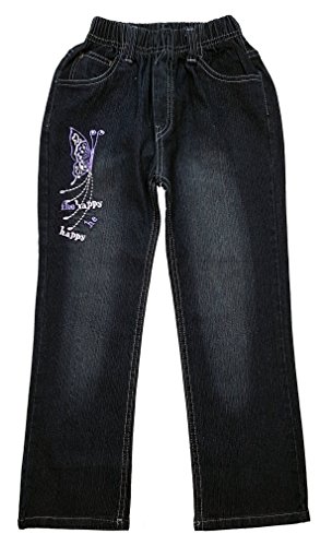 Unbekannt Bequeme Mädchen Jeans mit rundum Gummizug, Gr. 122, M307.8 von Unbekannt