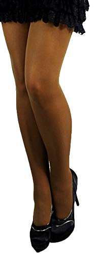 Unbekannt Blickdichte STRUMPFHOSE 40 DEN Weiches Mikrofaser SAFTIGE FARBEN GR S-XXL (L/XL, Beige) von Unbekannt