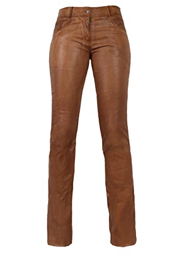 Unbekannt Damen Lederhose Dorit - Premium Lamm Nappa Leder (Echtleder) von Unbekannt