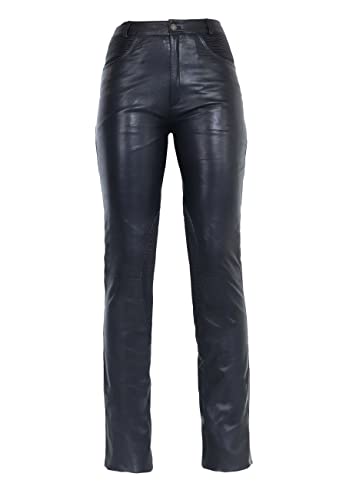 Unbekannt Damen Lederhose Elena 1" - Premium Lamm Nappa Leder (Echtleder) von Unbekannt