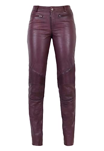 Unbekannt Damen Lederhose Yonna - Premium Lamm Nappa Leder (Echtleder) von Unbekannt