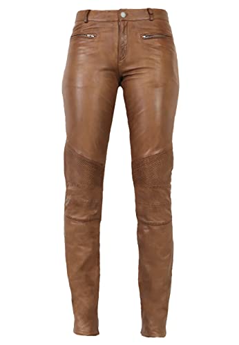 Unbekannt Damen Lederhose Yonna - Premium Lamm Nappa Leder (Echtleder) von Unbekannt