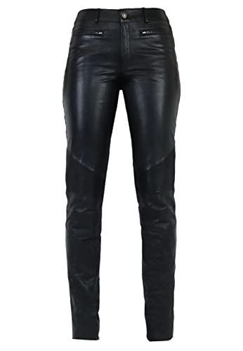 Unbekannt Damen Lederhose Yonna - Premium Lamm Nappa Leder (Echtleder) von Unbekannt