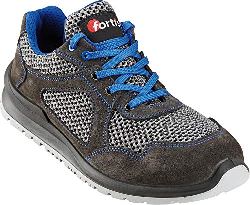 Unbekannt Fortis Unisex Arbeitsschuh Sicherheitsschuh Halbschuh atmungsaktiv türkis/blau, Schuhgr. Arbeitsschuhe:44 von Unbekannt