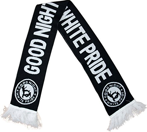 Unbekannt Good Night White Pride (GNWP) Schal mit Schriftzug und Logo, Farbe: Schwarz von Unbekannt
