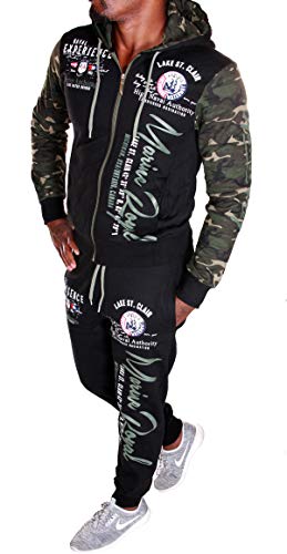 Unbekannt Herren Fitness Jogginganzug Sportanzug Trainingsanzug 4XL A.2254 ARMS Camouflage von Unbekannt