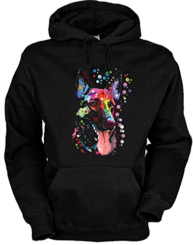 Unbekannt Hunde Motiv Kapuzenpullover Hoody German Shepherd Schäferhund Hund Dog Geschenk für Hundehalter Geschenk für Hundebesitzer von Unbekannt