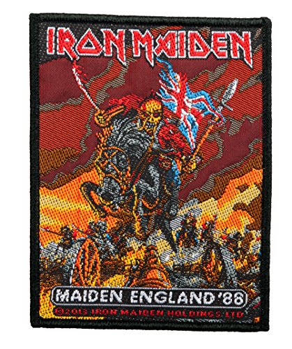 Unbekannt Iron Maiden Aufnäher - Maiden England - Iron Maiden Patch - Gewebt & Lizenziert !! von Unbekannt