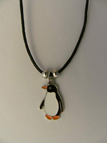 Unbekannt Kette Pinguin Modeschmuck Anhänger emailliert Tier Tiere Pinguine von Unbekannt