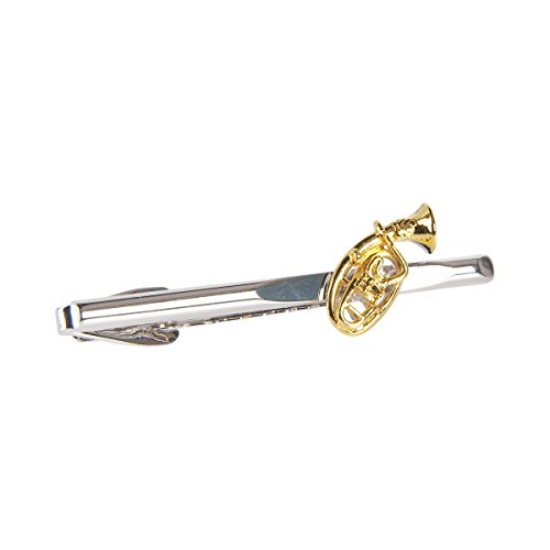 Unbekannt Krawattenhalter Tenorhorn (klein) - Schönes Geschenk für Musiker mit Geschenkverpackung von Unbekannt