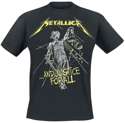 Metallica ...and Justice for All - Tracklist Männer T-Shirt schwarz L 100% Baumwolle Band-Merch, Bands von Metallica