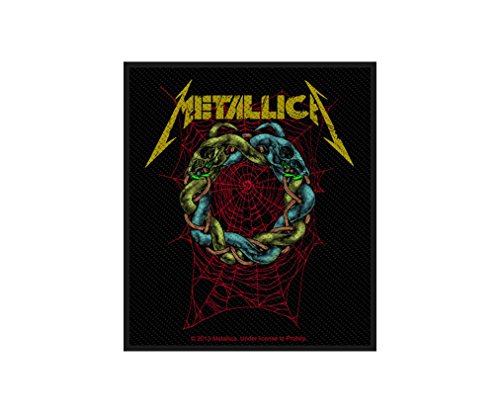 Unbekannt Metallica Aufnäher - Skull Snakes - Metallica Patch - Gewebt & Lizenziert !! von Unbekannt