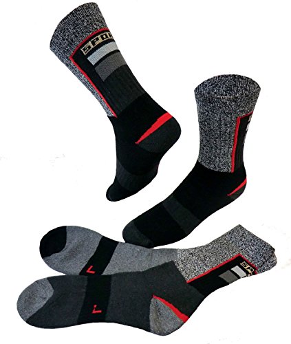 Unbekannt Sport Socks American Lifestyle 3er Pack, Größe:47/50, Farben alle:schwarz/anthrazit/grau von Unbekannt