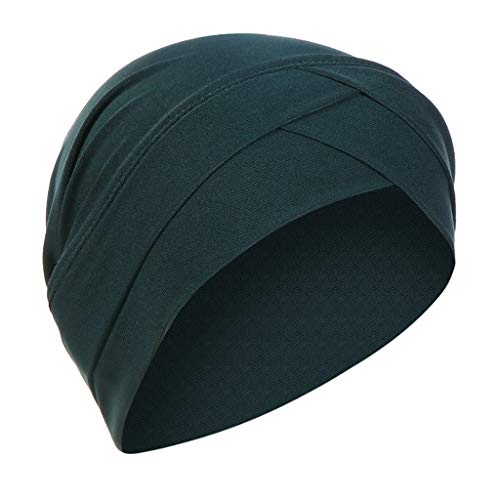 Turban Damen Chemo Muslim Turban Frauen Sommer Beani Mützen Atmungsaktiv Chemo Mützen Baumwolle Grün Turban Damen Chemo Muslim Turban Frauen Sommer Beani Mützen Atmungsaktiv Chemo Mützen Baumwolle Grün von Generic