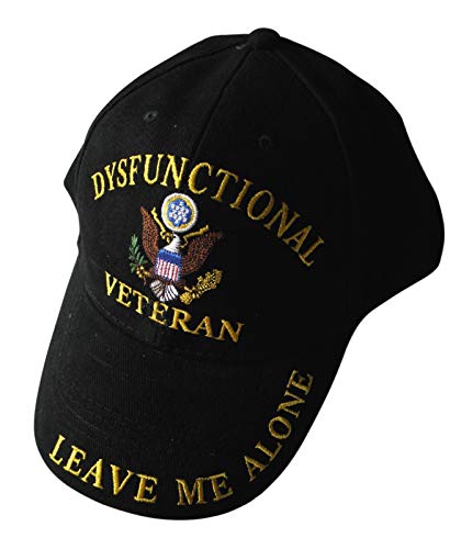 Unbekannt ee Dysfunctional Veteran Direct Embroidered Hat - Black - Veteran Owned Business von Unbekannt