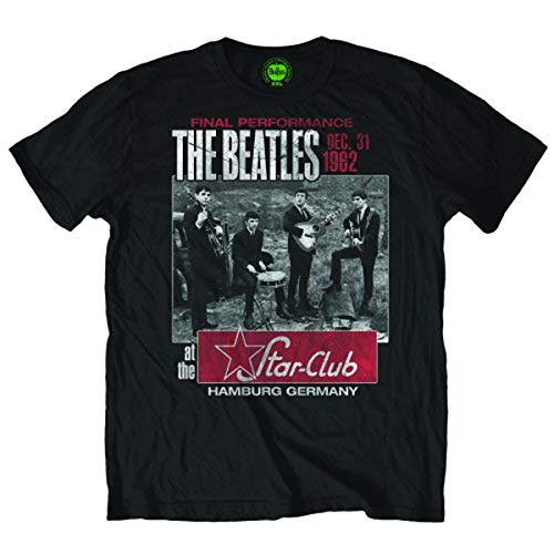 The Beatles Star Club Herren-T-Shirt, kurzärmelig Gr. M, Schwarz von Unknown