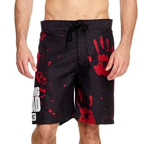 Walking Dead Herren Badeshorts Blood Hands Elbenwald schwarz - L von Walking Dead