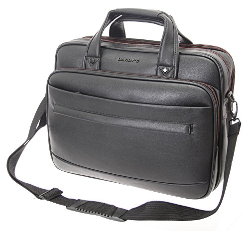 XXL Schultertasche Aktentasche Flugbegleiter Laptop Umhängetasche Business Messenger Bag Notebook Tasche Black Schwarz NEU von Unbekannt