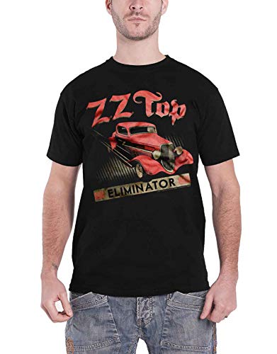 ZZ Top Eliminator Männer T-Shirt schwarz L 100% Baumwolle Band-Merch, Bands von ZZ Top