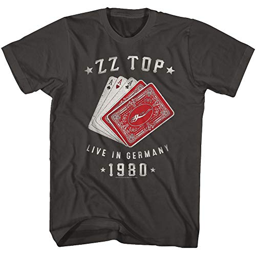 ZZ Top - Zz Top - Männer Karten T-Shirt, Medium, Smoke von American Classics