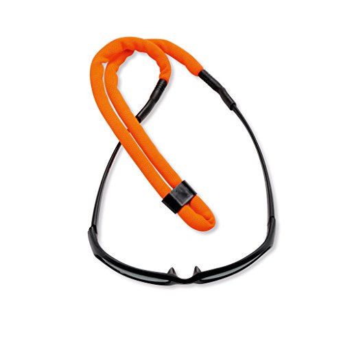 schwimmfähiges Brillenband mit Tube-Endstück in schwarz oder orange - trägt bis zu 70g! (orange) von Unbekannt