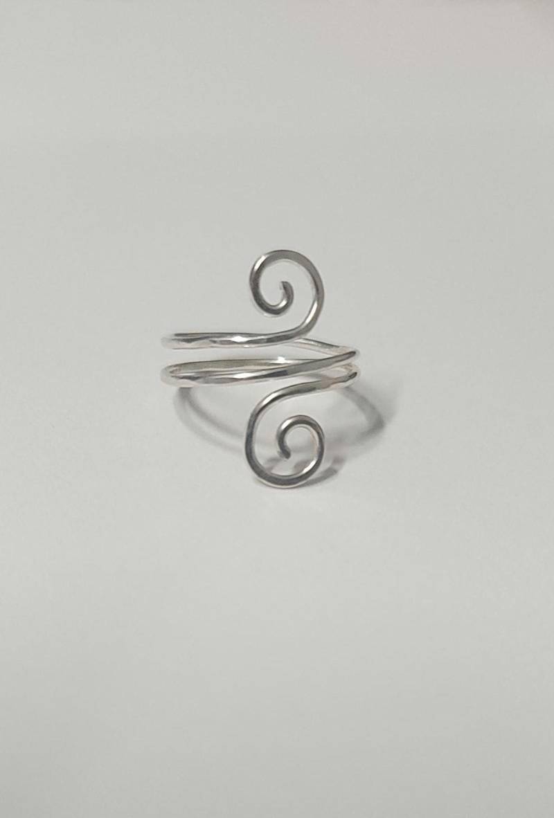 Massiver Sterling Silber .925 Knuckle Ring Gehämmert Strukturiert. Ungezügeltes Wesen Schmuck von UnbridledEssenceLLC
