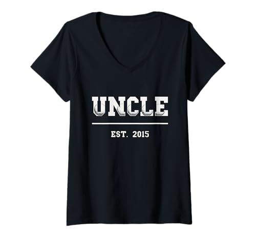 Damen Golf Onkel Est. 2015 Onkel Geburtstag Vintage T-Shirt mit V-Ausschnitt Damen Golf Onkel Est. 2015 Onkel Geburtstag Vintage T-Shirt mit V-Ausschnitt von Uncle Est. 2015 Golf Uncles Day Retro