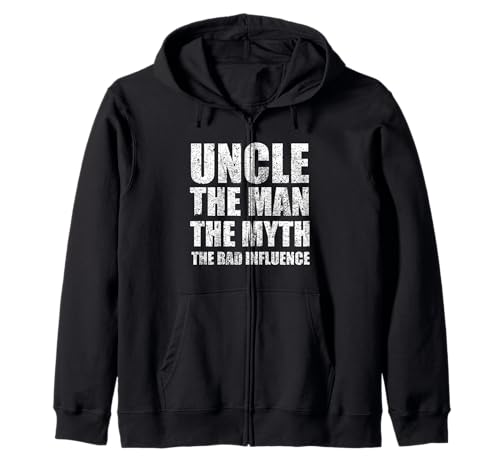 Uncle Man Myth Bad Influence Lustiger sarkastischer Bruder Kapuzenjacke von Uncle Man Myth Bad Influence Funny Brother