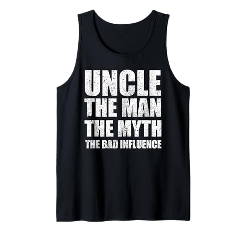 Uncle Man Myth Bad Influence Lustiger sarkastischer Bruder Tank Top Uncle Man Myth Bad Influence Lustiger sarkastischer Bruder Tank Top von Uncle Man Myth Bad Influence Funny Brother