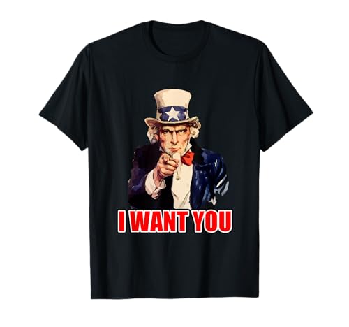 I Want You Uncle Sam T Shirt Vintage T-Shirt von Uncle Sam Wants You